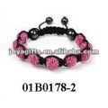 Forme shamballa bracelet perles ensoleillé